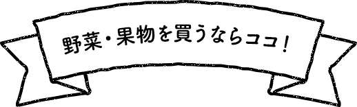 野菜・果物を買うならココ！